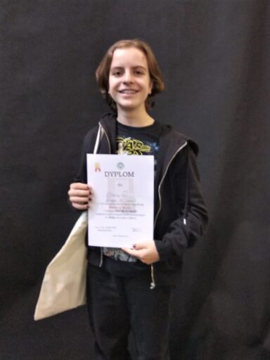 Hanna Biela - I miejsce w konkursie