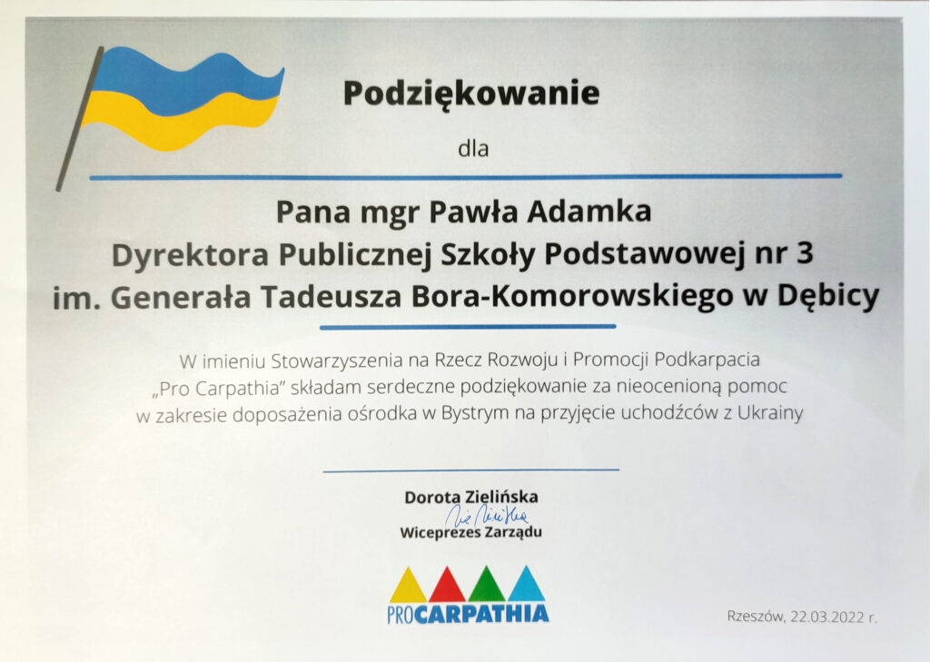 Podziękowanie
