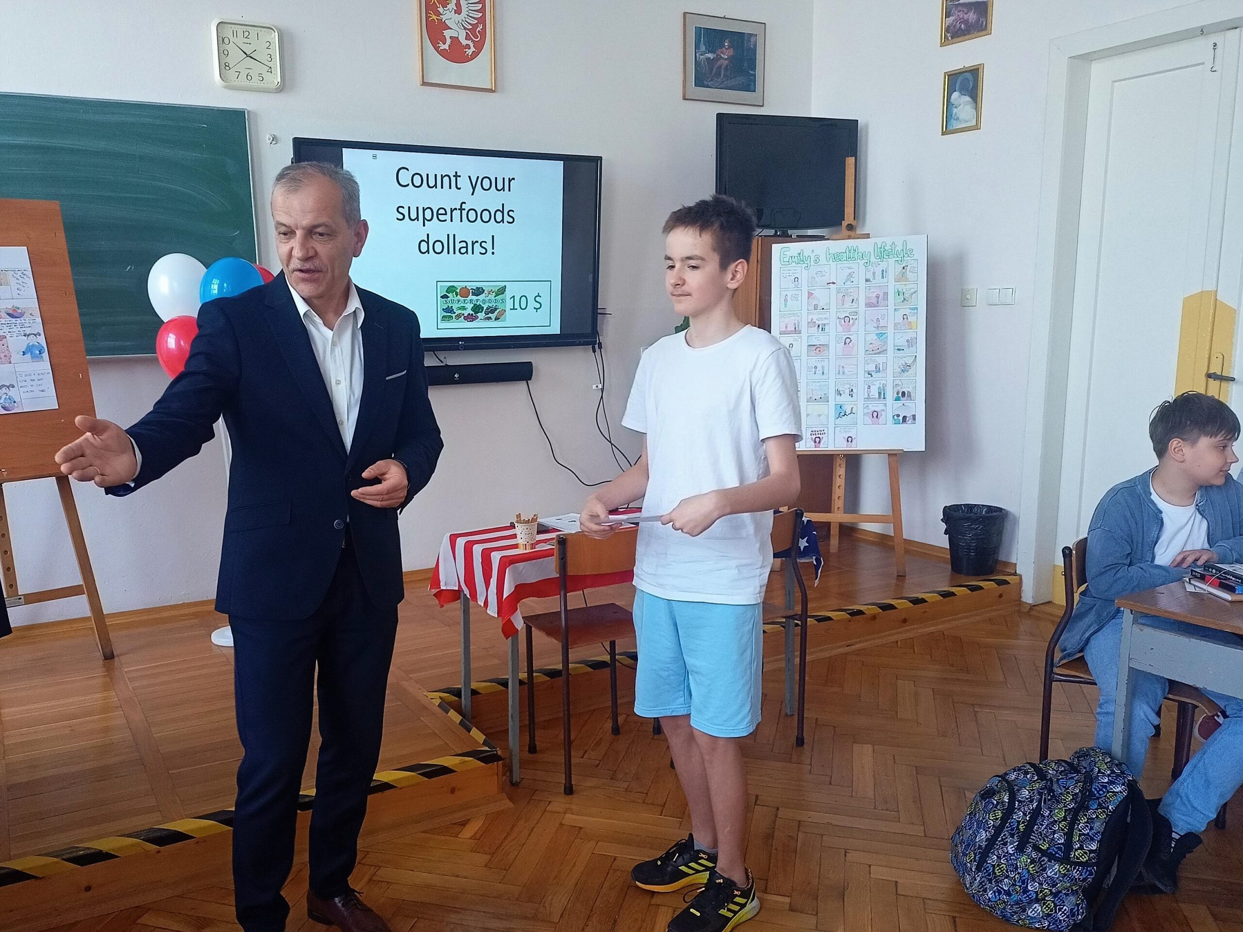 Sebastian Włoch. V Powiatowy Konkurs Językowo–plastyczny pod hasłem „ZDROWY STYL ŻYCIA – MÓJ WŁASNY WYBÓR"