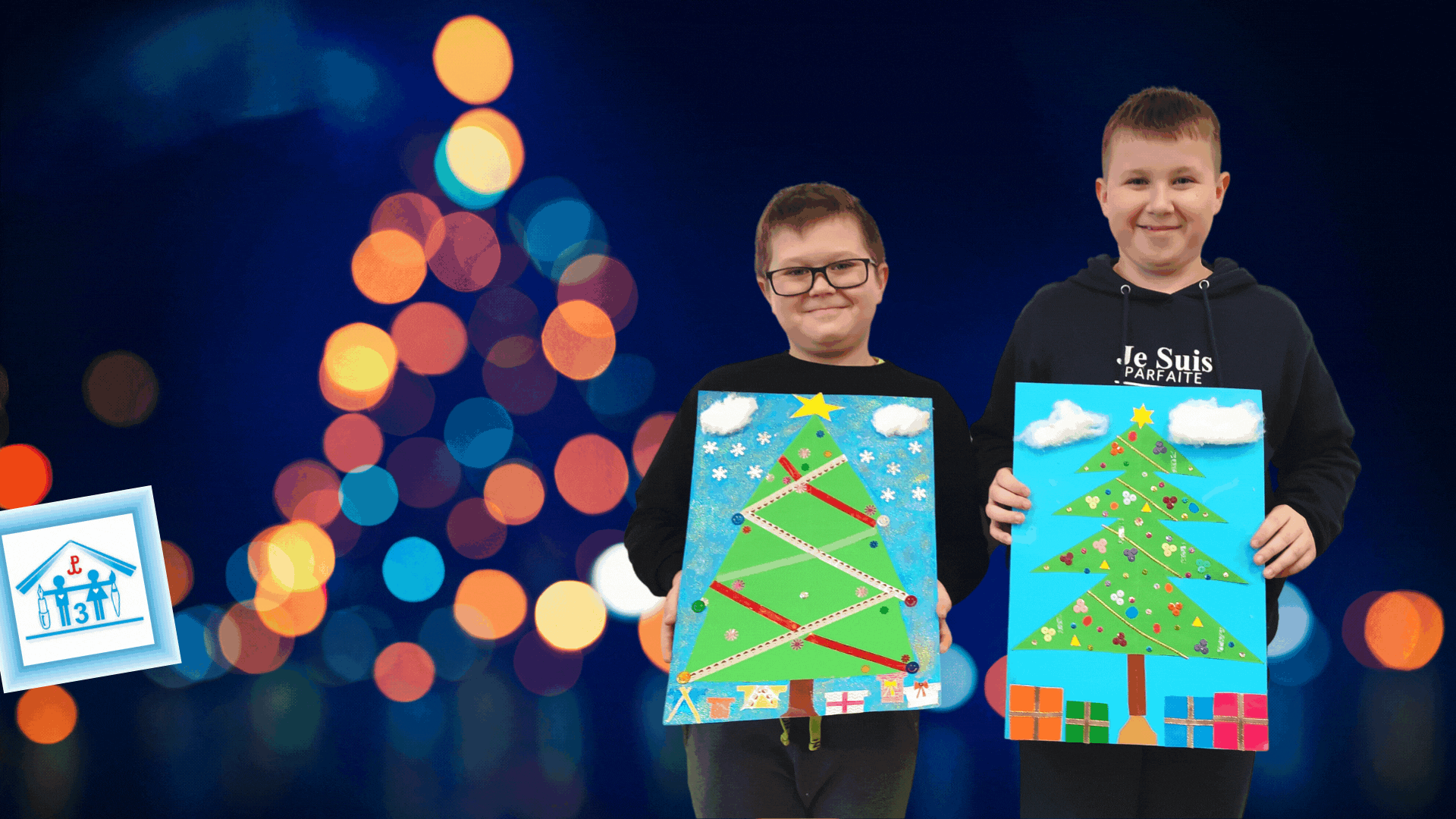 Świąteczne życzenia klasy 4a 🥰🎄