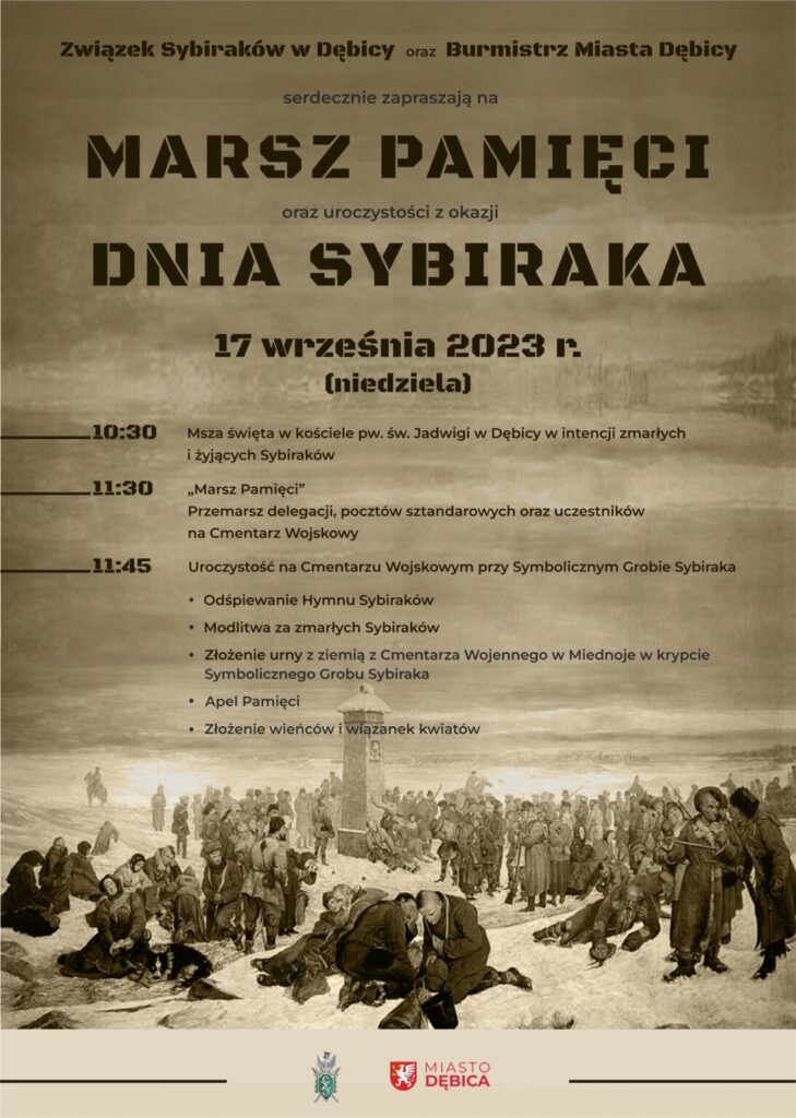DZIEŃ SYBIRAKA - plakat