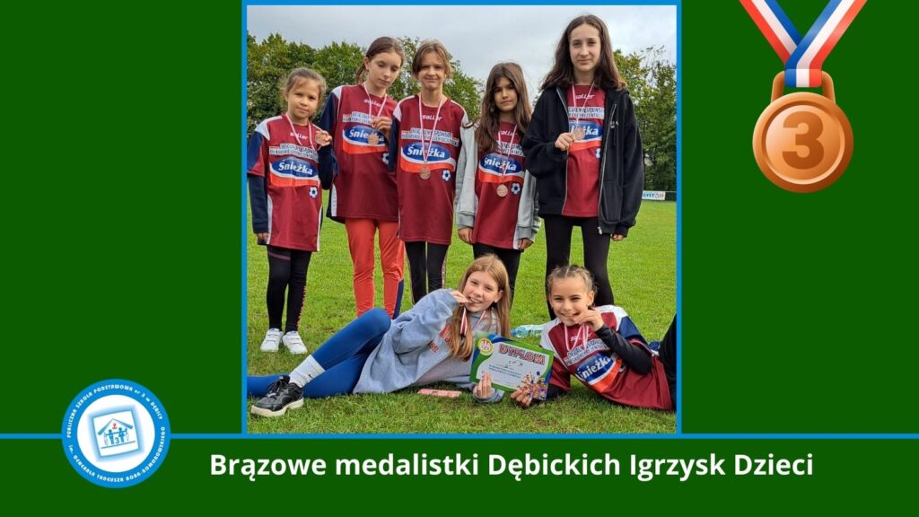 Brązowi medaliści Szkolnych Igrzysk Dzieci - drużyna dziewcząt
