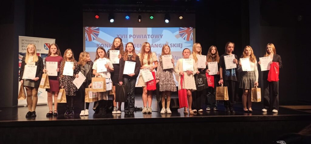 XVII Powiatowy konkurs Piosenki Angielskiej 2024 - laureaci