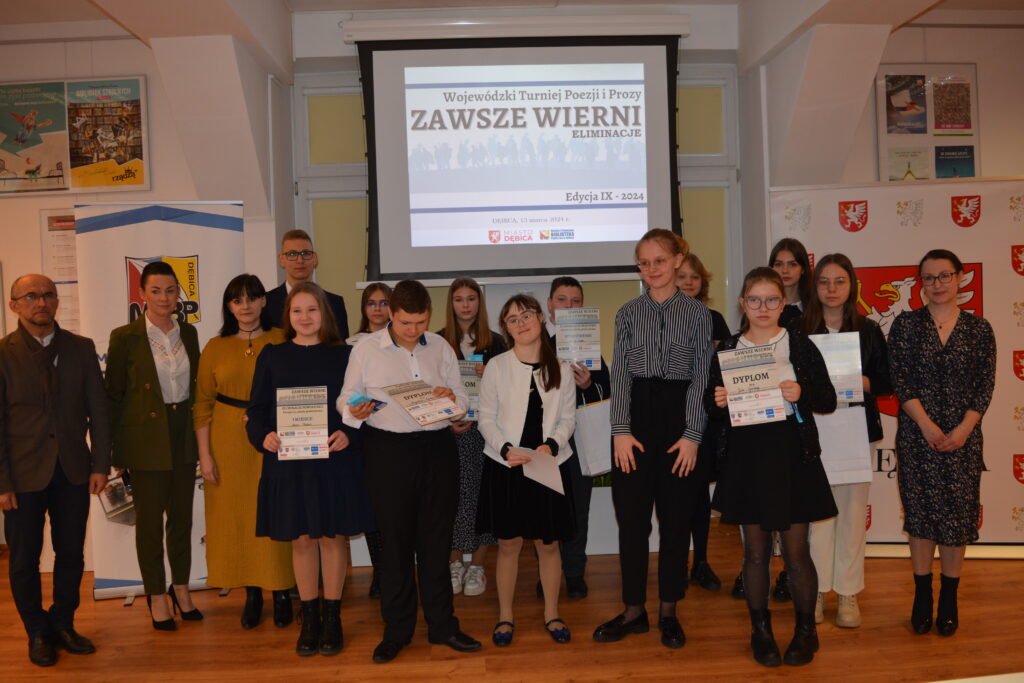 ZAWSZE WIERNI - TURNIEJ POEZJI I PROZY - laureaci etapu powiatowego