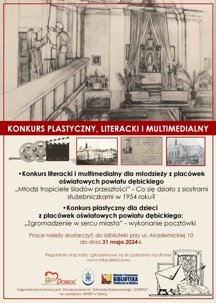 Plakat_konkurs plastyczny literacki mutimedialny