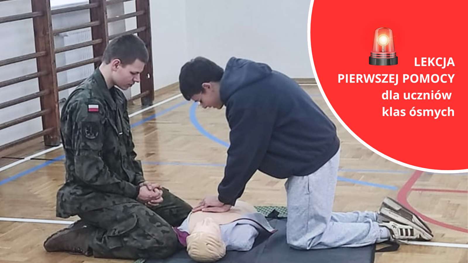 Lekcja pierwszej pomocy