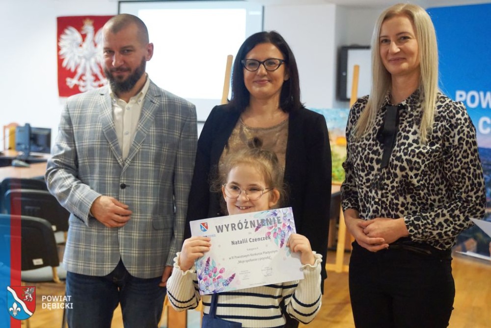 Natalia Czenczek 2a - wyróżnienie w Powiatowym Konkursie Plastycznym