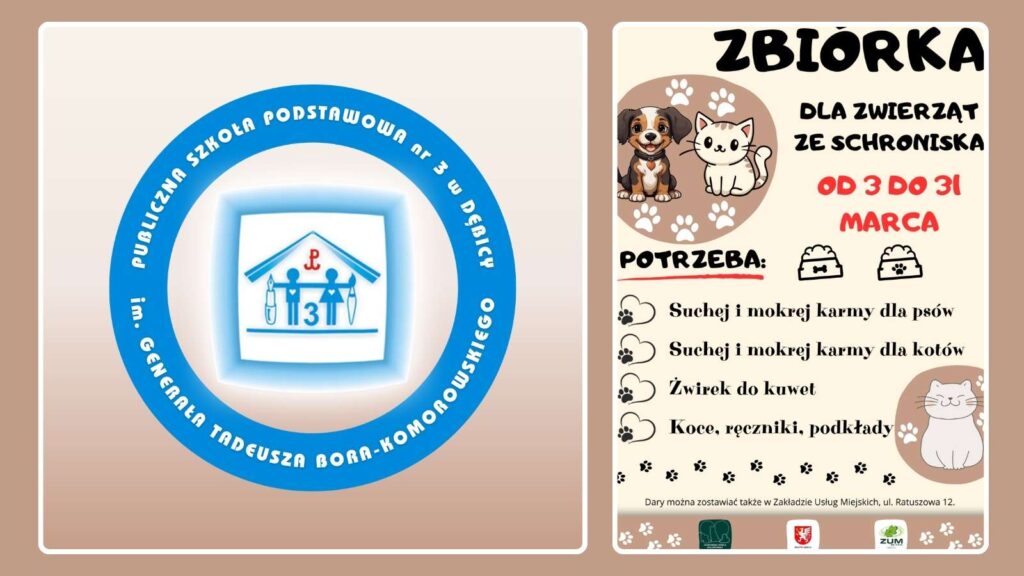 Zbiórka dla zwierząt ze schroniska