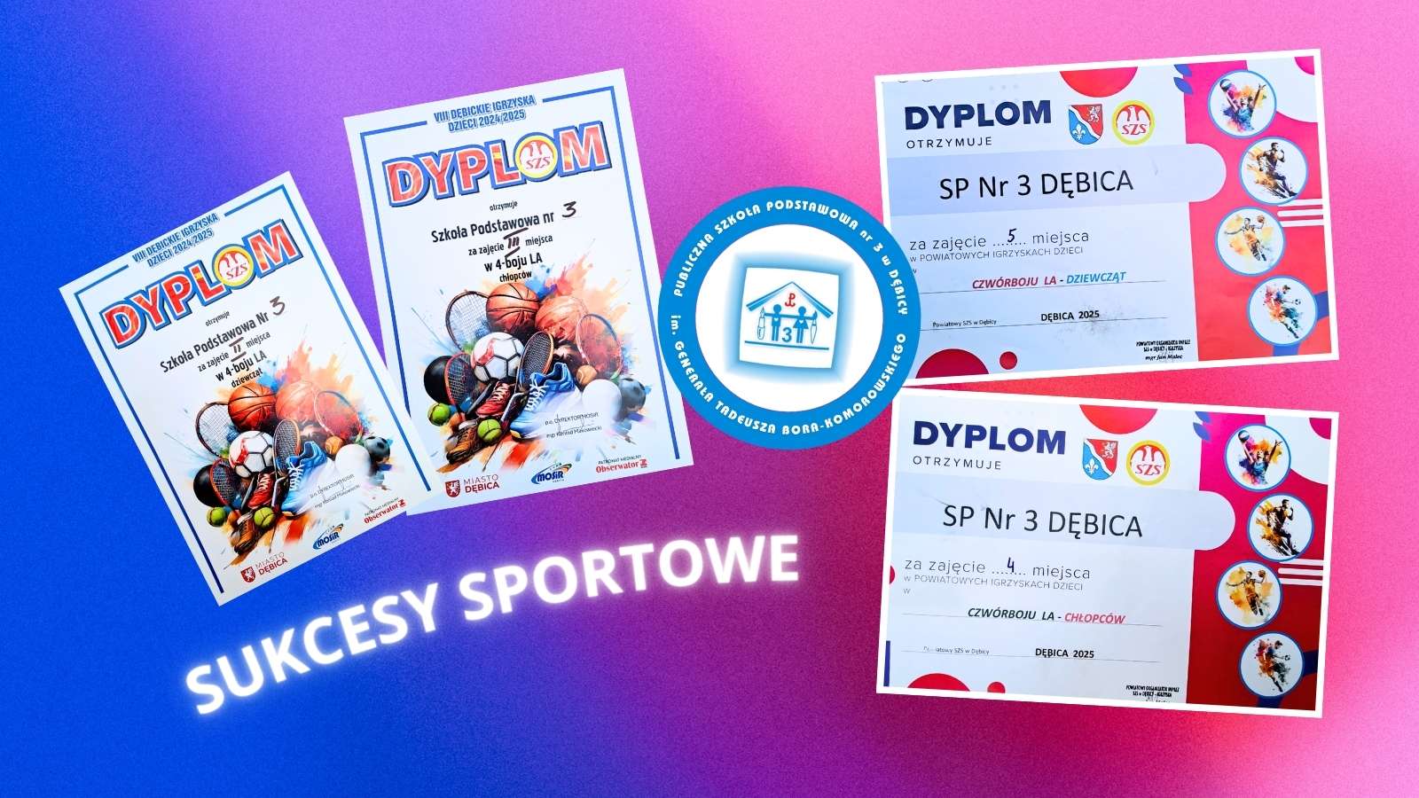 MEDALE w DĘBICKICH IGRZYSKACH DZIECI – BIEGI PRZEŁAJOWE