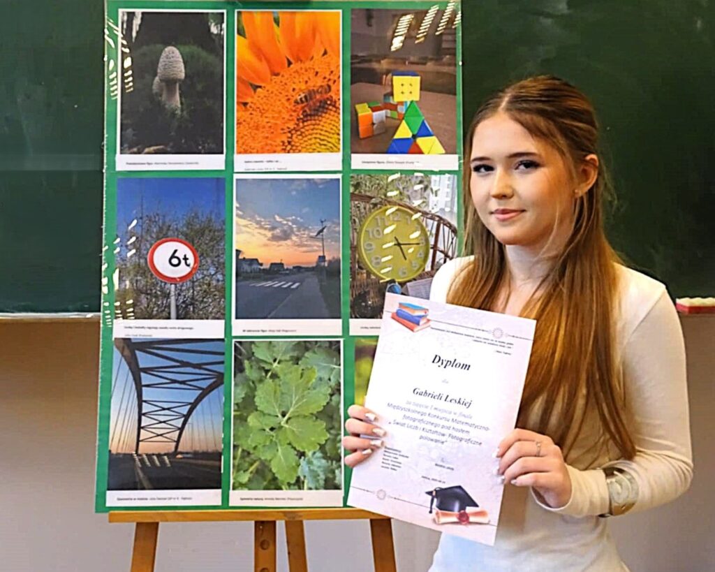 GABRIELA LESKA 8C - II miejsce w Powiatowym konkursie fotograficznym