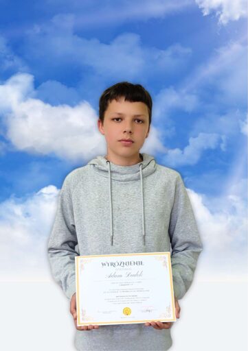 ADAM DUDEK - wyróżnienie