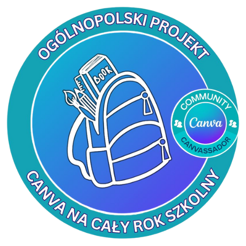 CANVA NA CAŁY ROK SZKOLNY - OGÓLNOPOLSKI PROJEKT logo