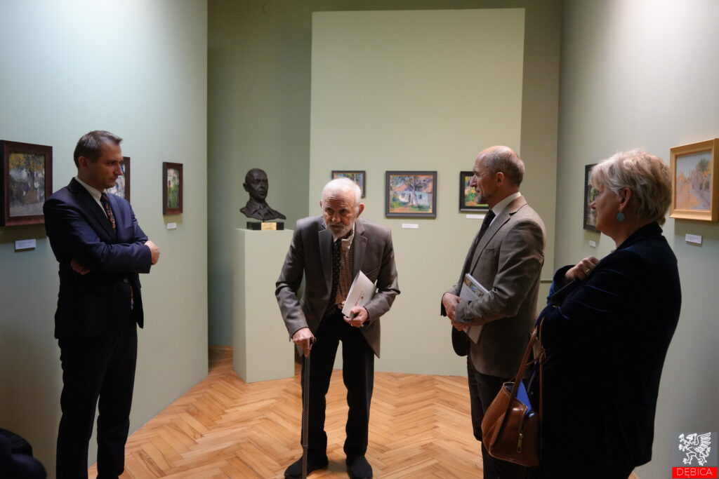 Muzeum Regionalne w Dębicy - wystawa malarstwa żony generała Komorowskiego - gość specjalny - pan Adam Komorowski, syn generała