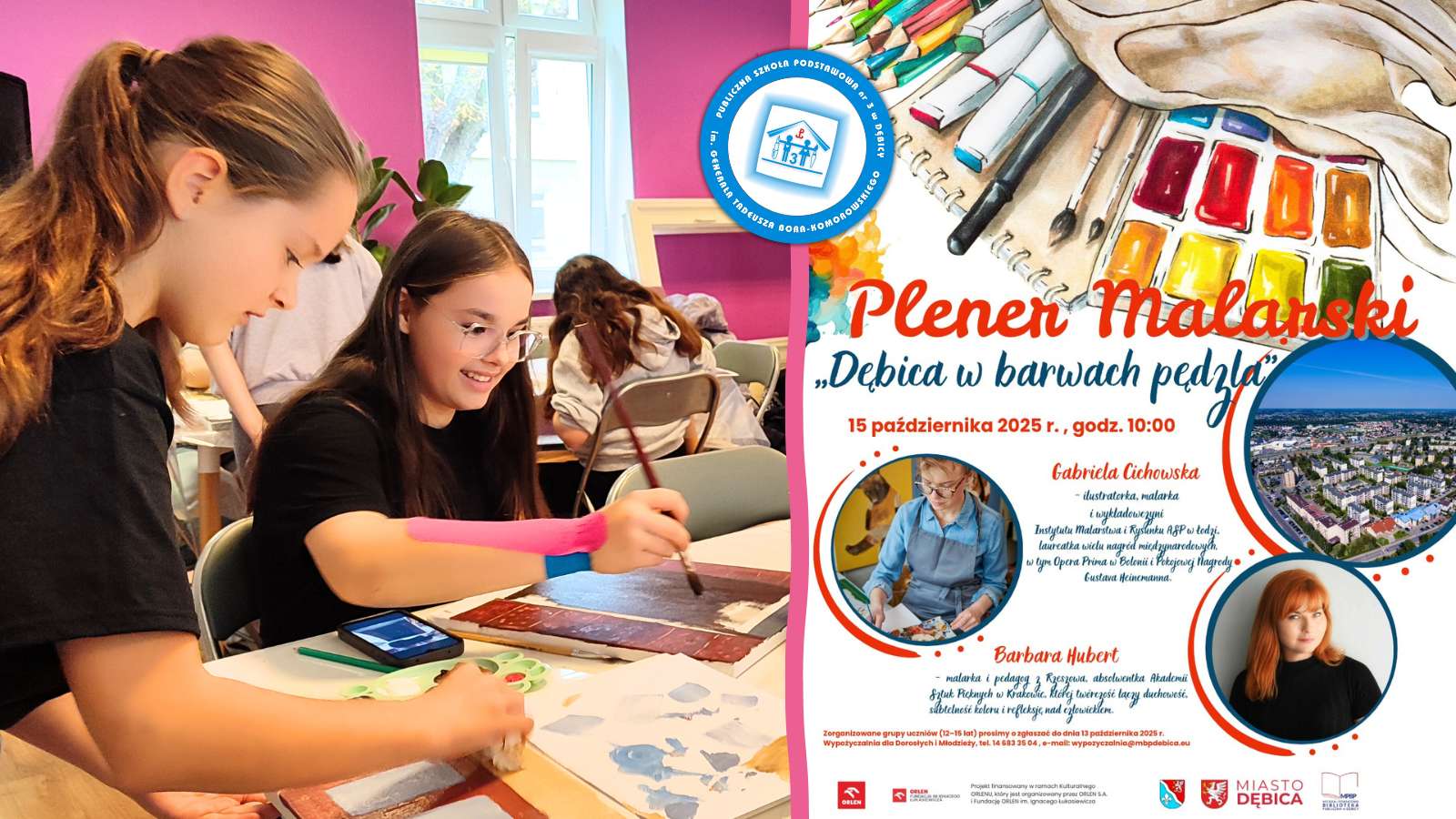Wspaniałe wydarzenie artystyczne – „Dębica w barwach pędzla”🎨