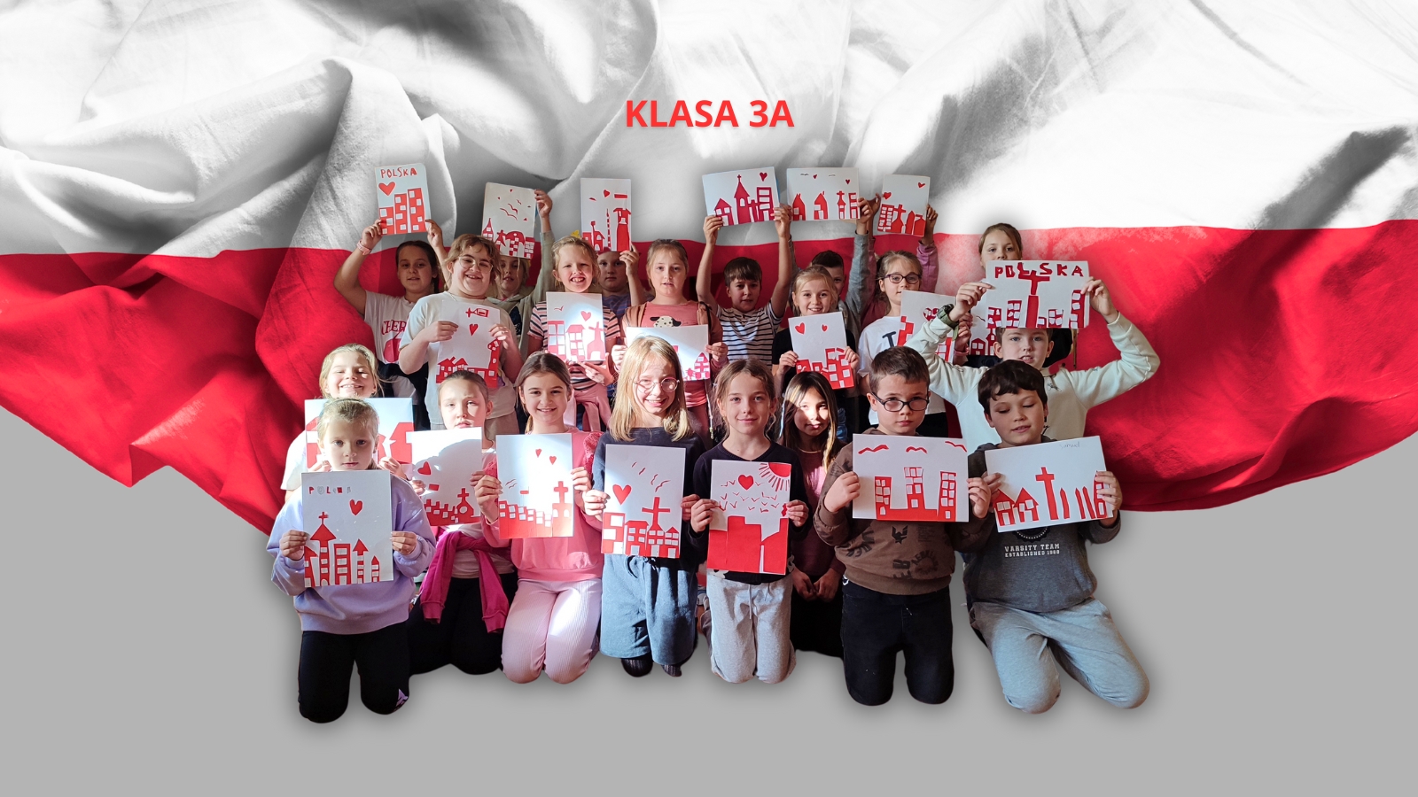 Biało-czerwone wycinanki