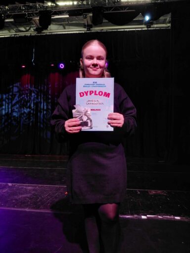 Amelia Gałkowska - II miejsce w XVI Powiatowym Przeglądzie Kolęd i Pastorałek