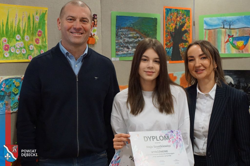 Maja Szustkiewicz - wyróżnienie w konkursie plastycznym