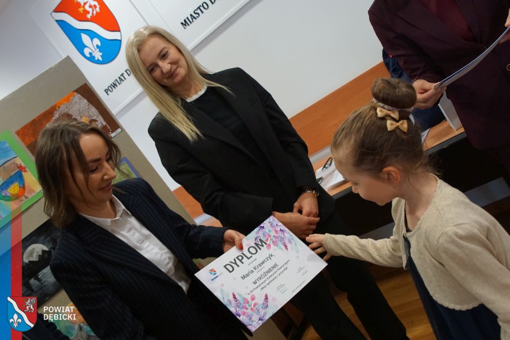 Marysia Krawczyk odbiera nagrodę