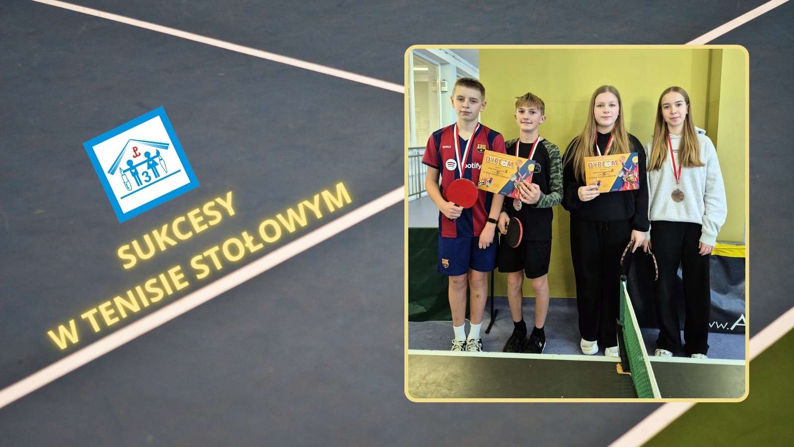 🎉Medale tenisistek i tenisistów stołowych🎉