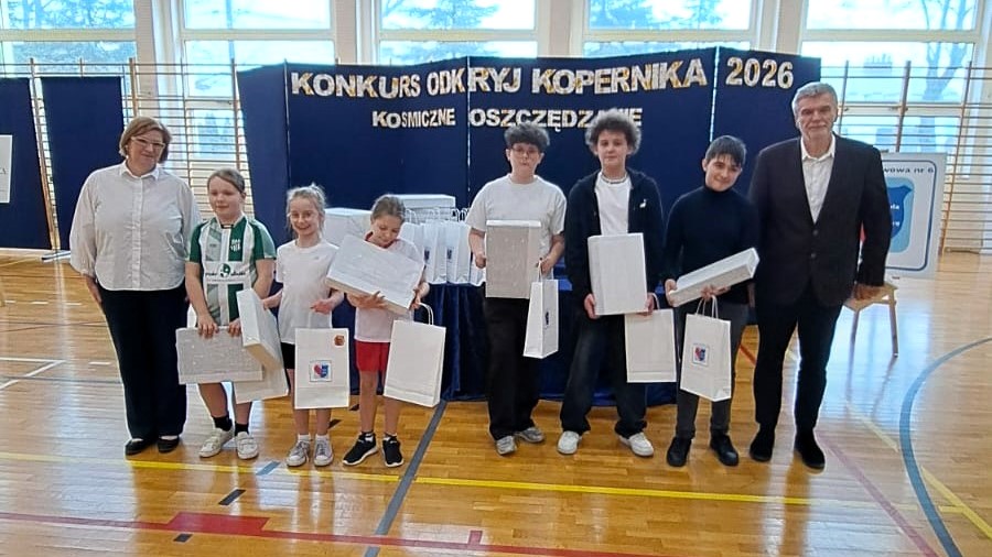 Drużyna - 3 miejsce w konkursie ODKRYJ KOPERNIKA - KOSMICZNE OSZCZĘDZANIE