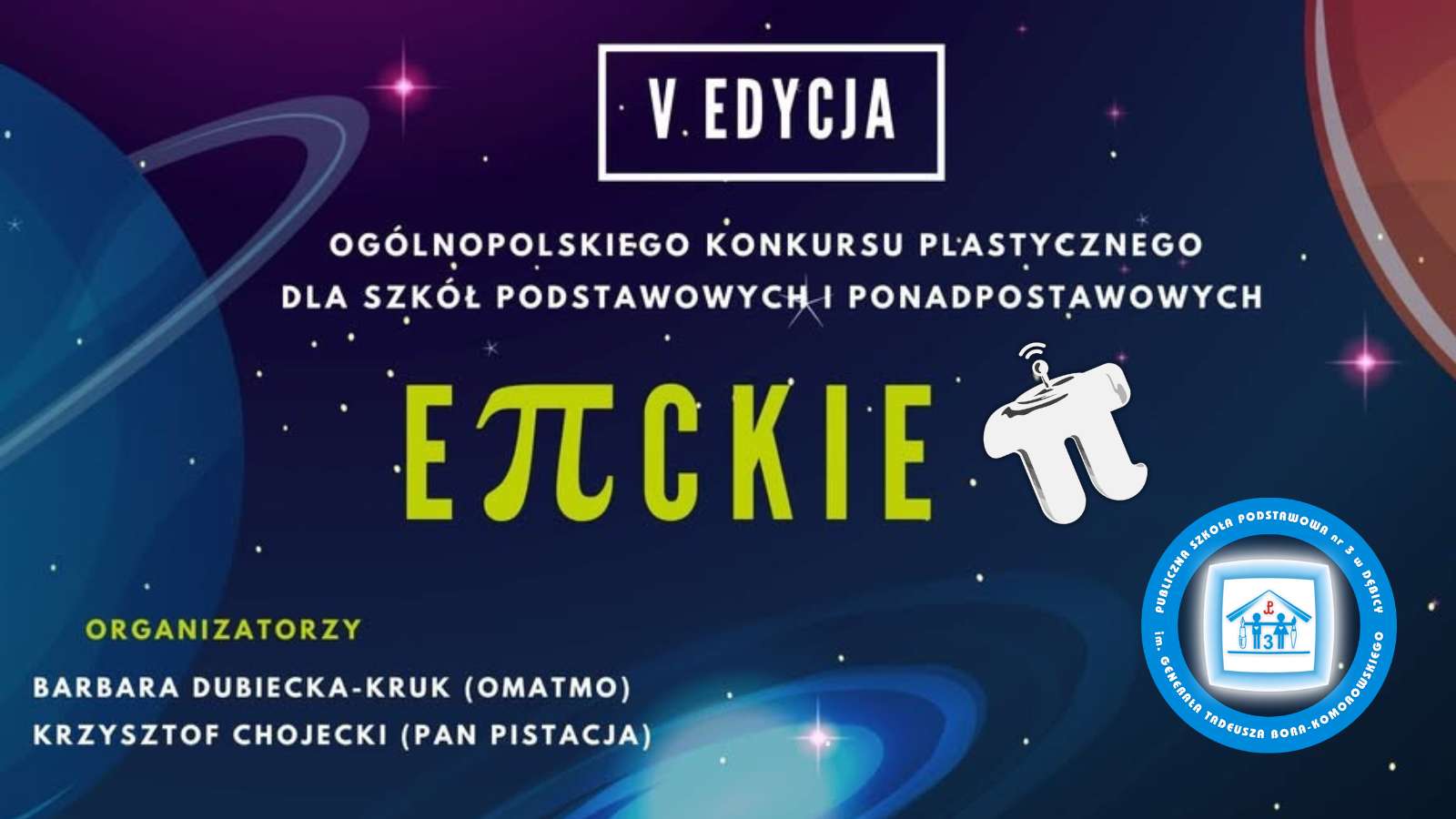 V edycja konkursu matematyczno-plastycznego „Epickie Pi”👏