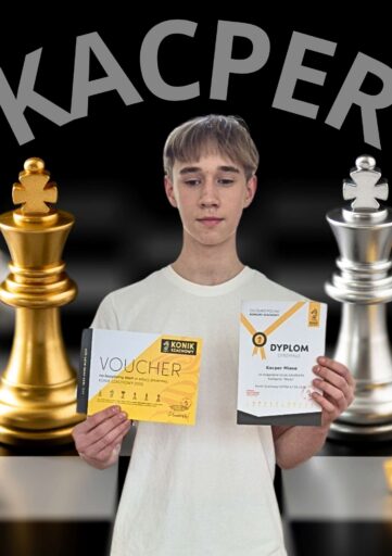 KACPER - laureat Konka szachowego