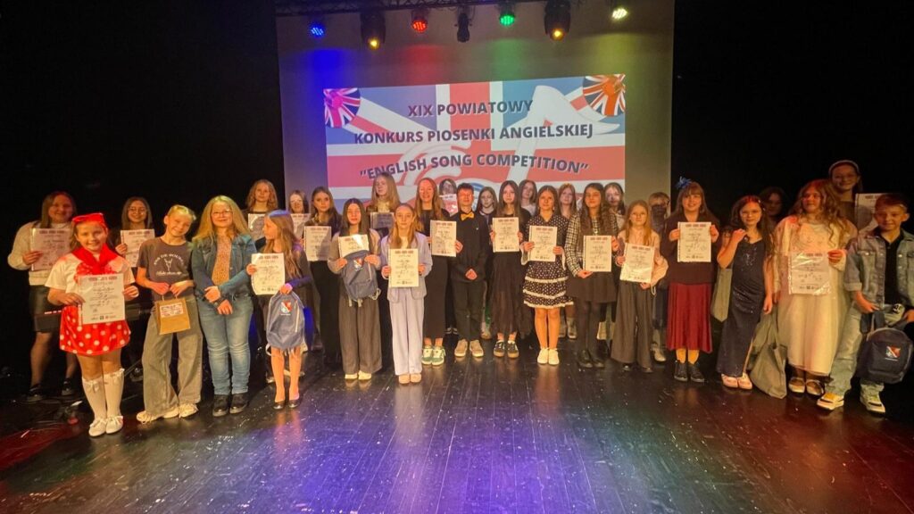 XIX POWIATOWY KONKURS PIOSENKI ANGIELSKIEJ DLA SZKÓŁ PODSTAWOWYCH ”ENGLISH SONG COMPETITION” - Laureaci