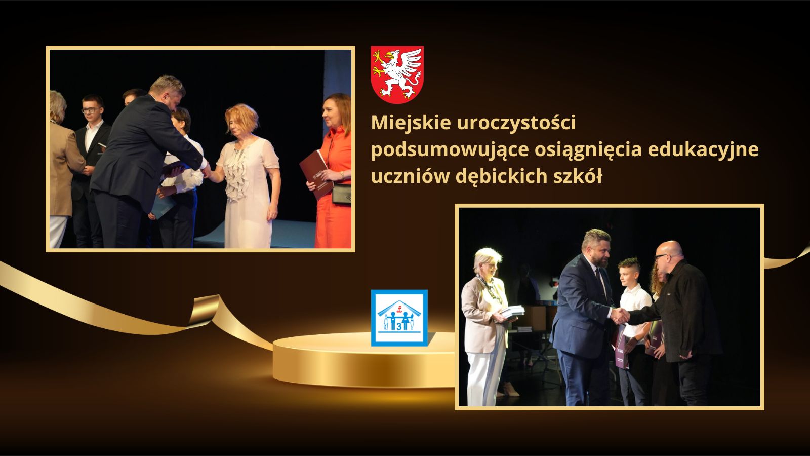 Miejskie uroczystości podsumowujące osiągnięcia edukacyjne uczniów dębickich szkół 2025/26